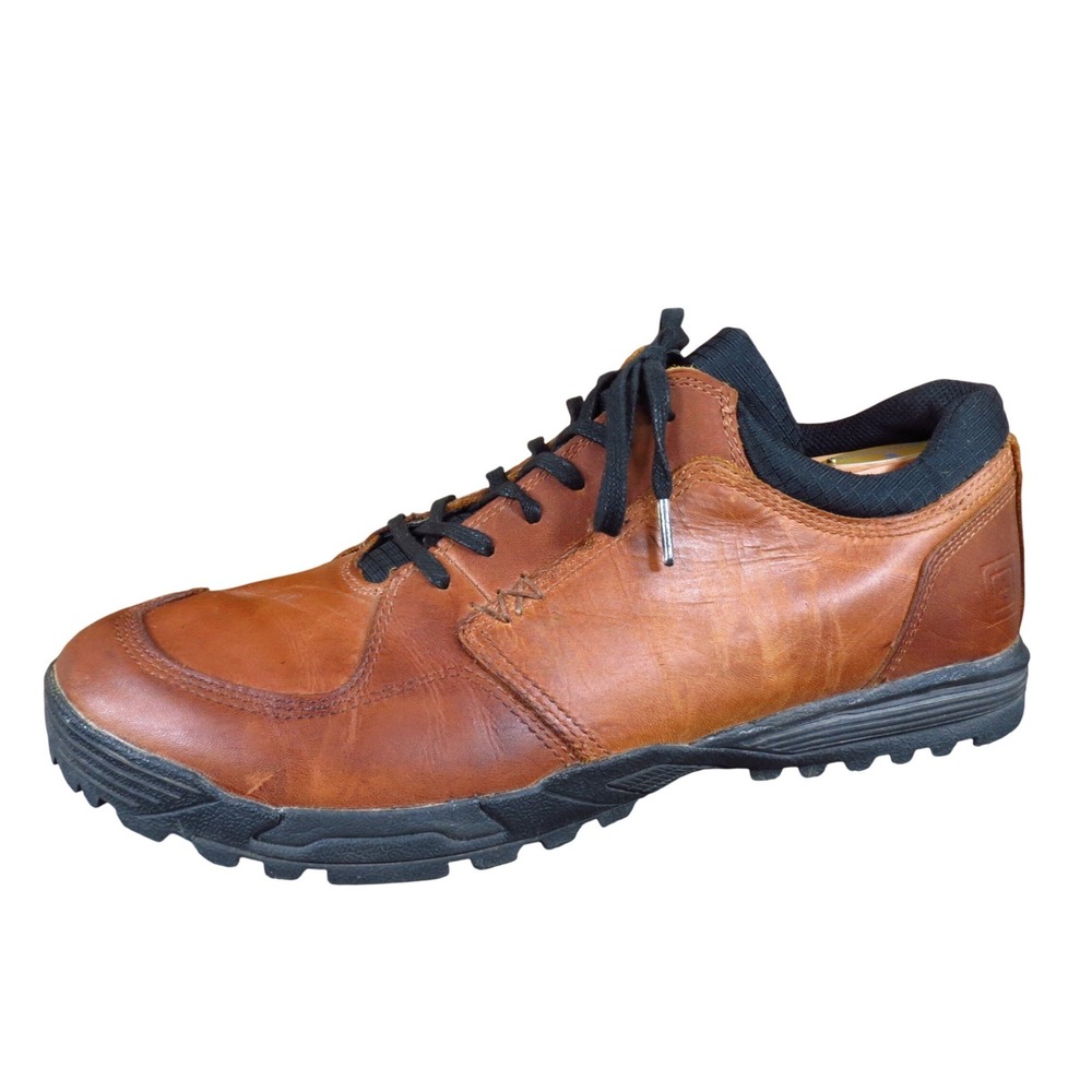 5.11 Tactical Pursuit Mens Oxford Shoes Size 13 Tactical Duty Dark Brown Leather